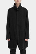 69 by Isaac Sellam | AW25 - High neck zip up wool coat