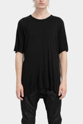 69 by Isaac Sellam | AW25 - Staple spine cashmere blend raglan t-shirt, ROYAL T NOIR