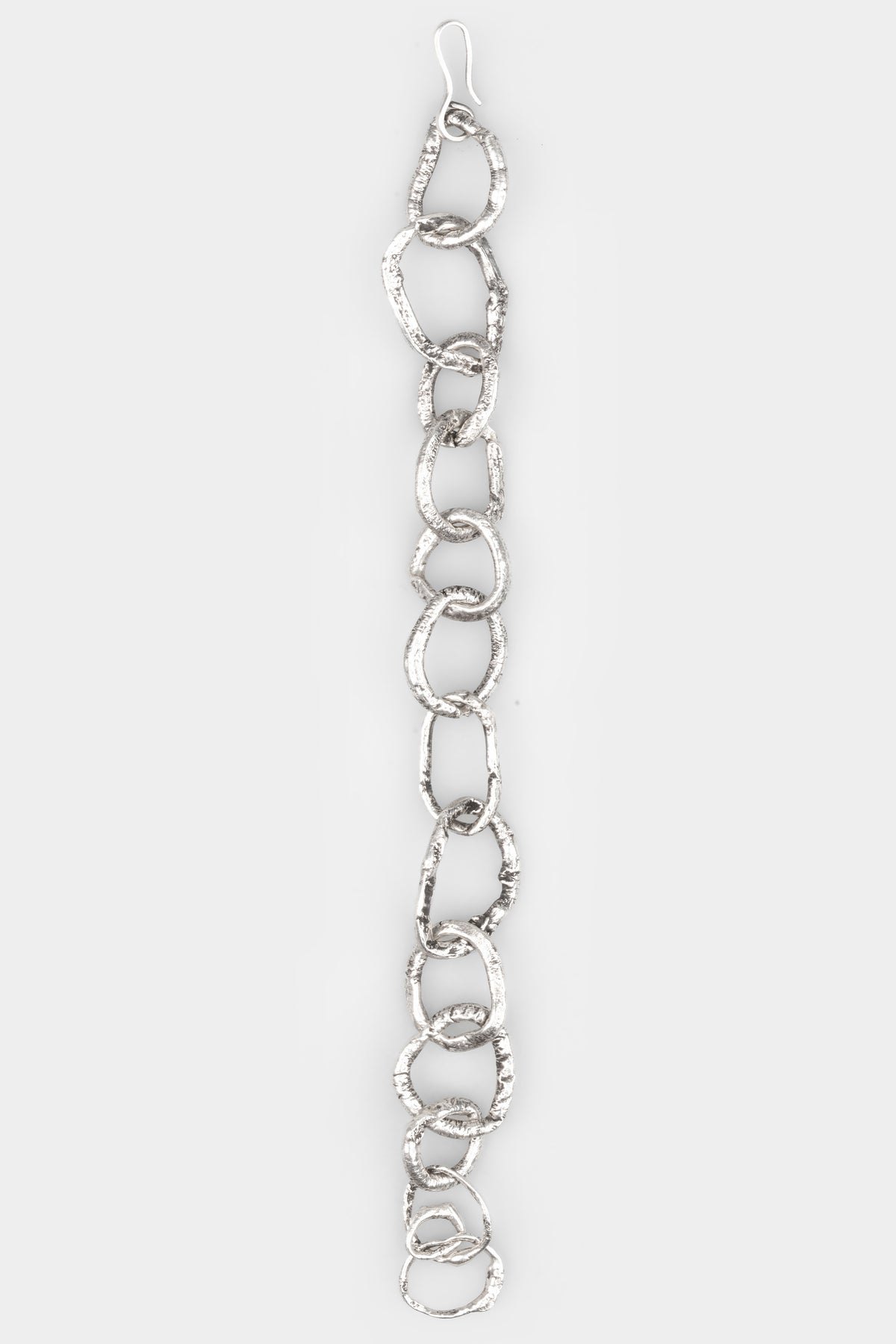 Chunky silver bracelet