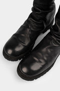 Guidi 788VX - Back zip high top boots, Black / Horse Full Grain