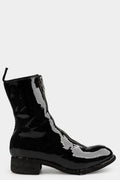 Guidi PL2 LTXB - Front zip high top boots, Black Latex