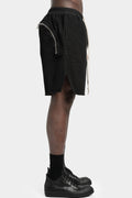 Rick Owens DRKSHDW | SS25 Hollywood - Back zip long boxer shorts, Cotton canvas