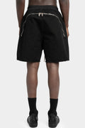 Rick Owens DRKSHDW | SS25 Hollywood - Back zip long boxer shorts, Cotton canvas