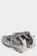 11 BBS x Salomon | BAMBA 5 - Object dyed low top sneakers, Light grey