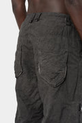 Linen blend split shorts