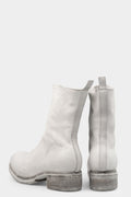 Front zip high top boots | PL2WZ, Light Grey (Double sole)