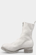 Front zip high top boots | PL2WZ, Light Grey (Double sole)