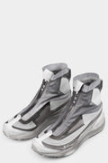 BAMBA2 - Object dyed high top sneakers, Light grey