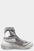 BAMBA2 - Object dyed high top sneakers, Light grey