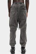 Thom Krom | AW25 - Velvet drawstring pants, Used grey MP16