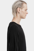69 by Isaac Sellam | AW25 - Staple spine cashmere blend raglan t-shirt, ROYAL T NOIR