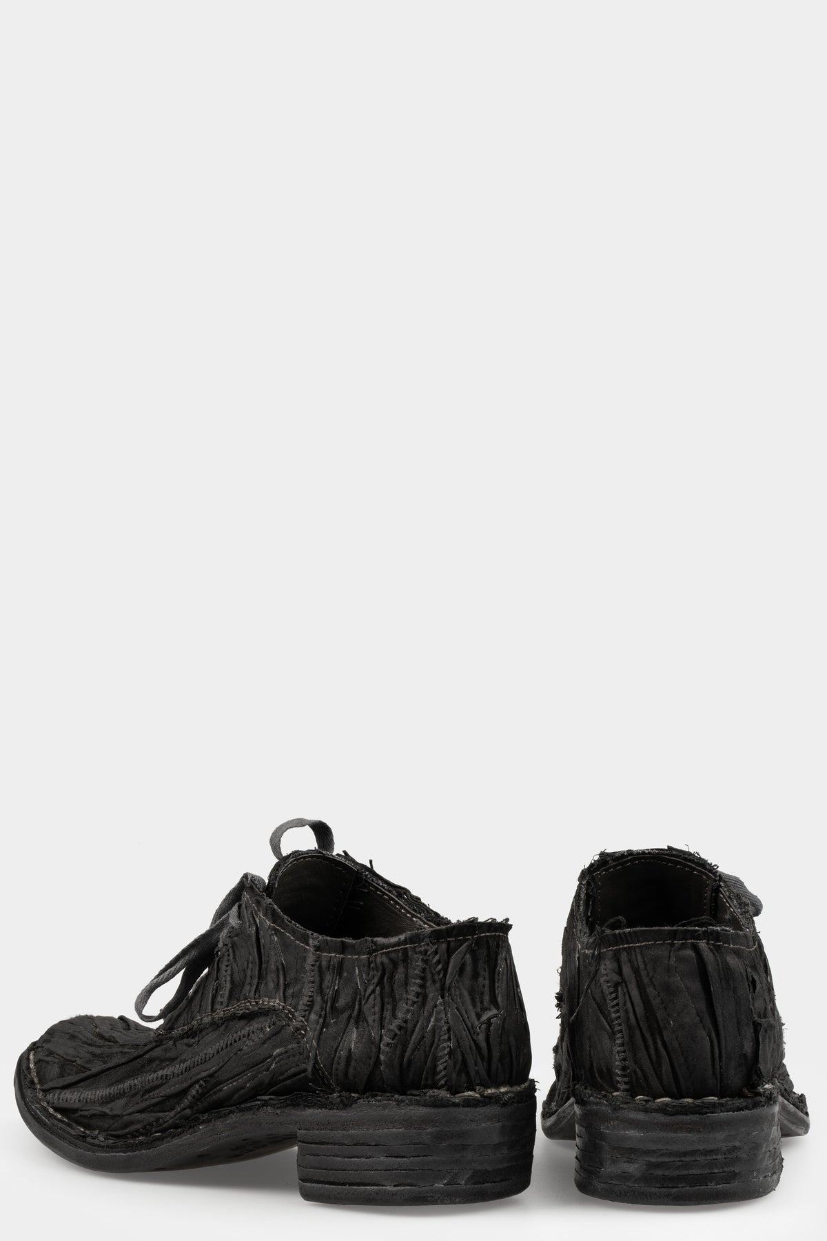 Botta-S | Layered waxed leather derbies