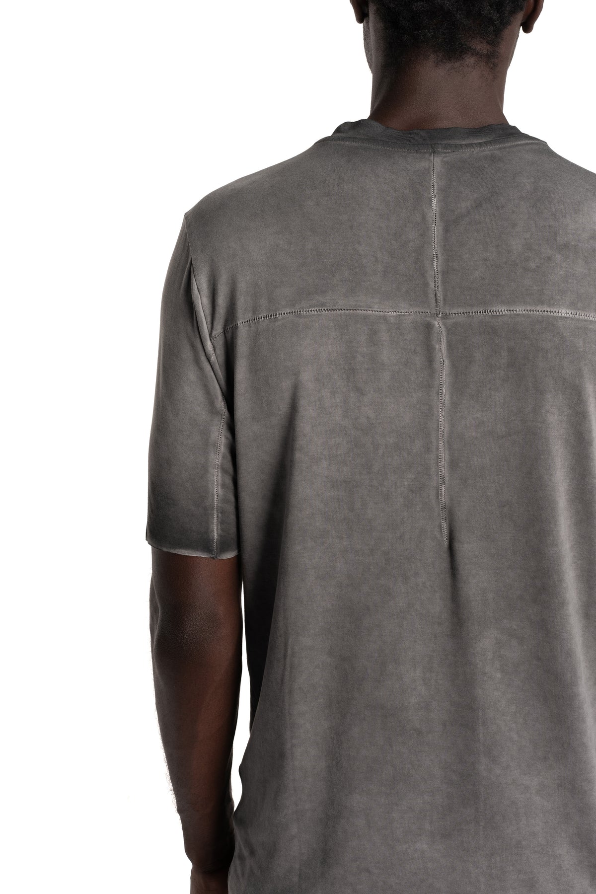 Thom Krom | AW26 - Basic T-Shirt, Cold Dye Grey MTS973