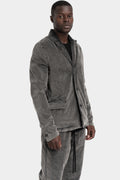 Thom Krom | AW25 - Velvet blazer, Used grey MB58