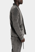 Thom Krom | AW25 - Velvet blazer, Used grey MB58