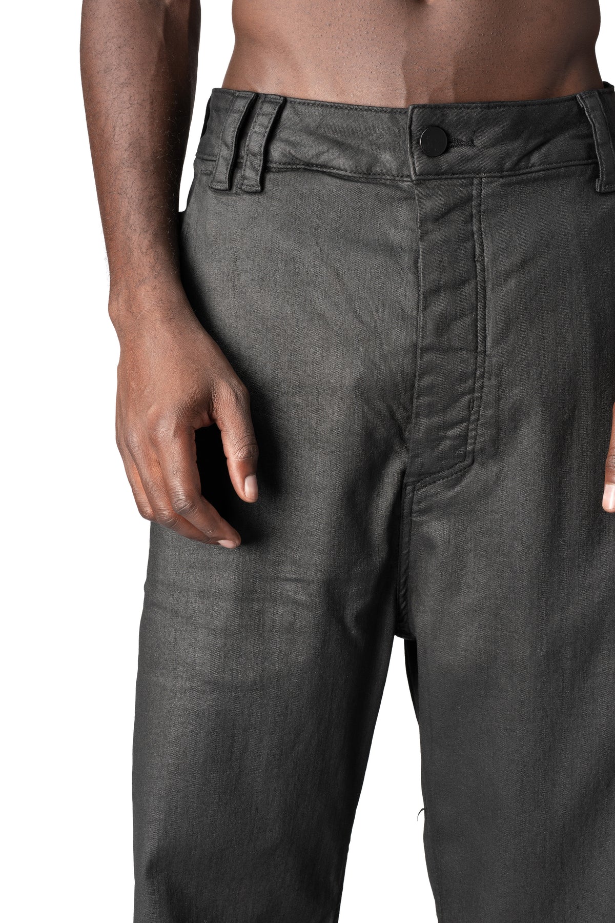 Thom Krom | AW26 - Coated stretch denim trousers, MT108