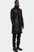 MD75 | AW25 - Wool cashmere brush stroke treated coat, MD12173