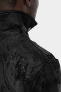 MD75 | AW25 - Wool cashmere brush stroke treated coat, MD12173