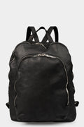 GUIDI | Double compartment leather backpack | DBP06