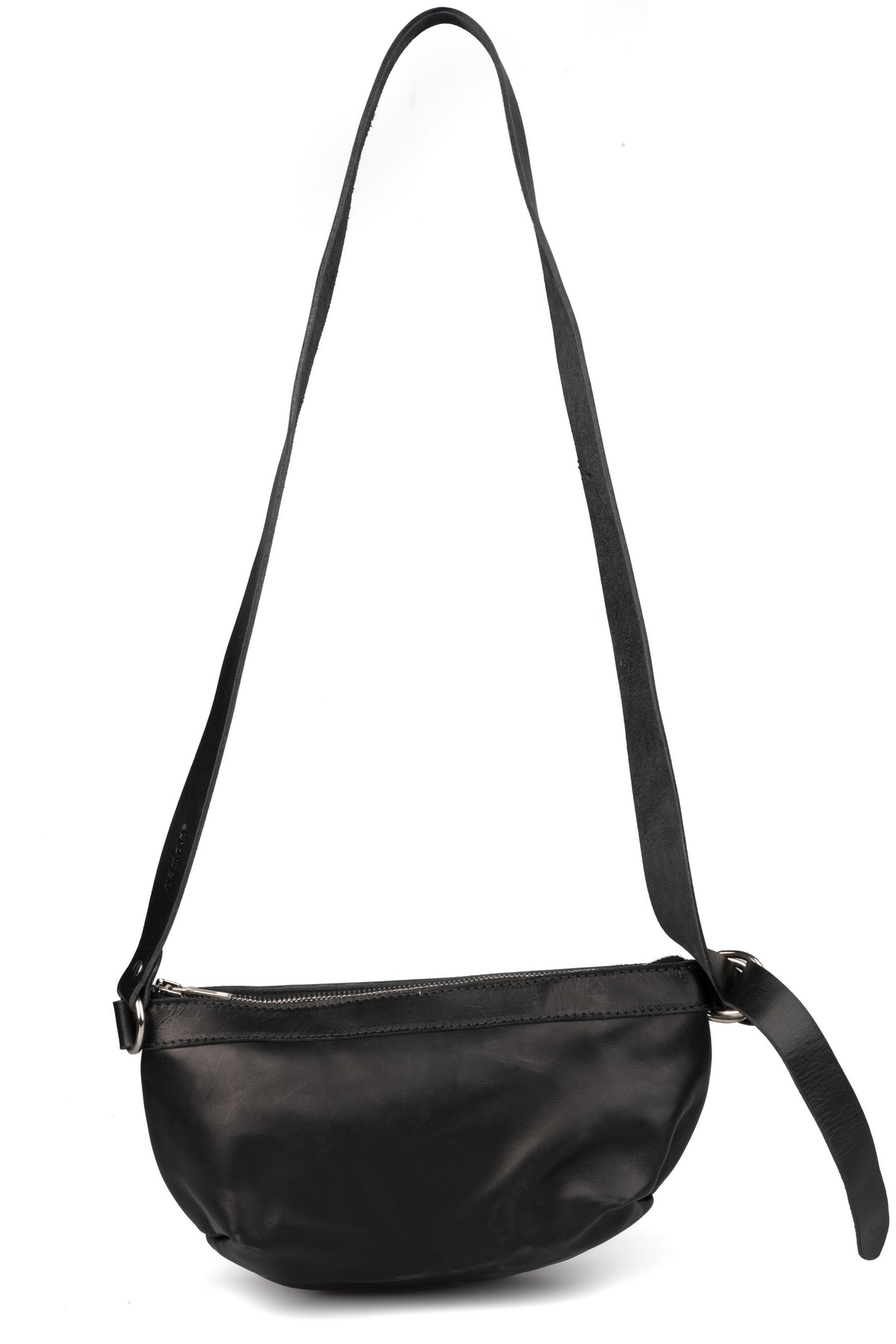 Calfskin leather shoulder bag