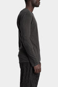D.Hygen | AW25 Soft jersey cotton long sleeve t-shirt Dust ST101-1225A