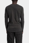D.Hygen | AW25 Soft jersey cotton long sleeve t-shirt Dust ST101-1225A
