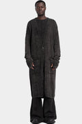 GALL | AW25 - Long inverted knit cardigan, 17