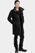 69 by Isaac Sellam | AW25 - High neck zip up padded coat, HIGH-COAT ARMURE