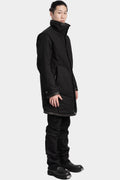 69 by Isaac Sellam | AW25 - High neck zip up padded coat, HIGH-COAT ARMURE