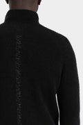 MD75 | AW25 - High neck cashmere knit sweater, MD12134