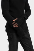 MD75 | AW25 - Fingerless cashmere knit gloves, MD12140