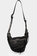 Large leather shoulder bag