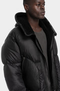 Isaac Sellam | AW25 - Hooded down bomber jacket, EQUIVOQUE