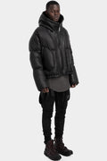 Isaac Sellam | AW25 - Hooded down bomber jacket, EQUIVOQUE