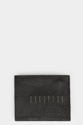 Daniele Basta | AW25 - Silver stapled leather wallet, ODINO GR