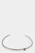 Enri Mars | Golden twist silver cuff bracelet