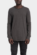 GALL | AW25 - Geo cotton long sleeve tee, Grey, 33