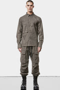 Thom Krom | SS25 - Crushed cotton shirt, Grey