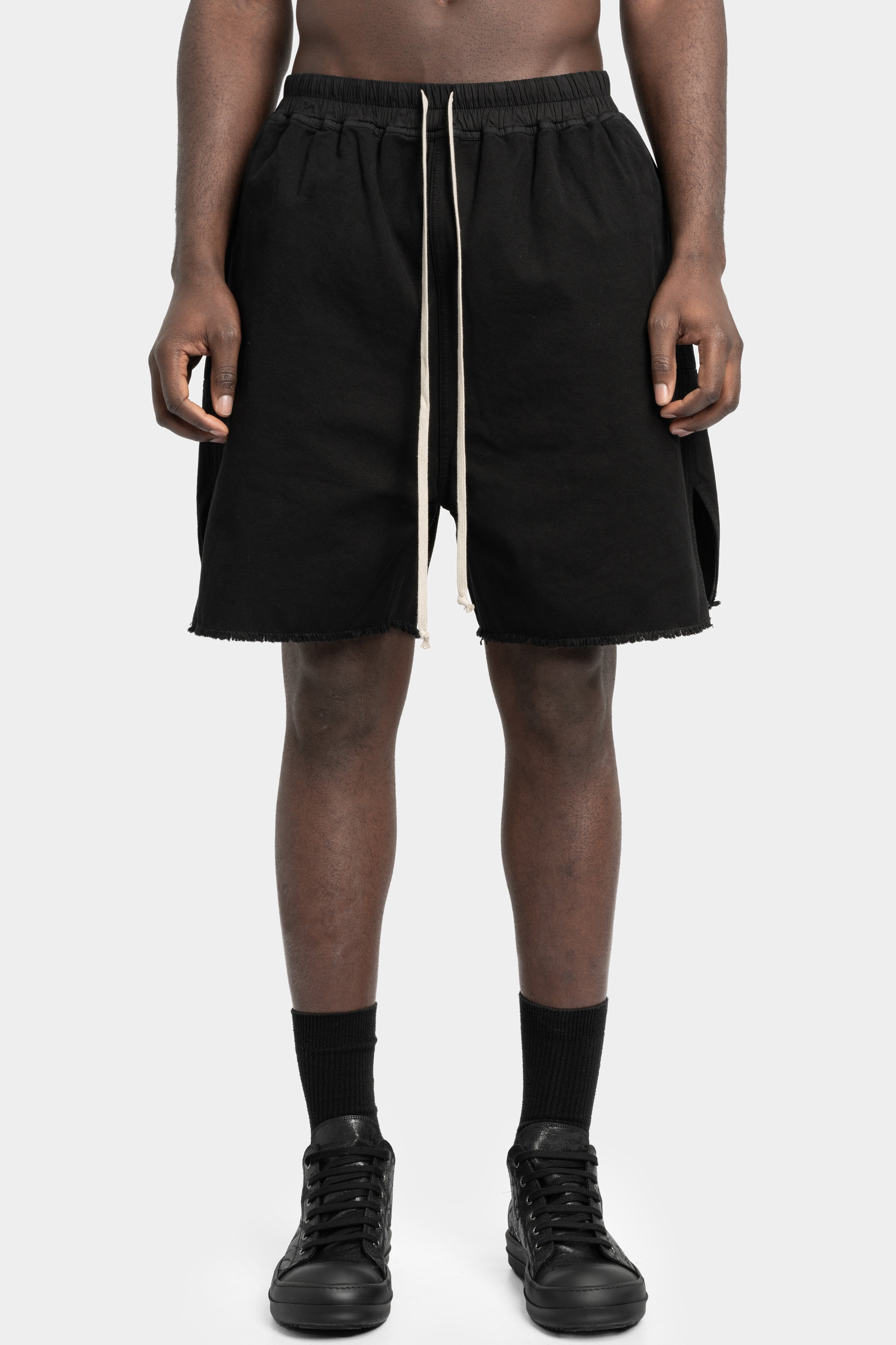 Rick Owens DRKSHDW | SS25 Hollywood - Back zip long boxer shorts