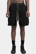 Rick Owens DRKSHDW | SS25 Hollywood - Back zip long boxer shorts, Cotton canvas