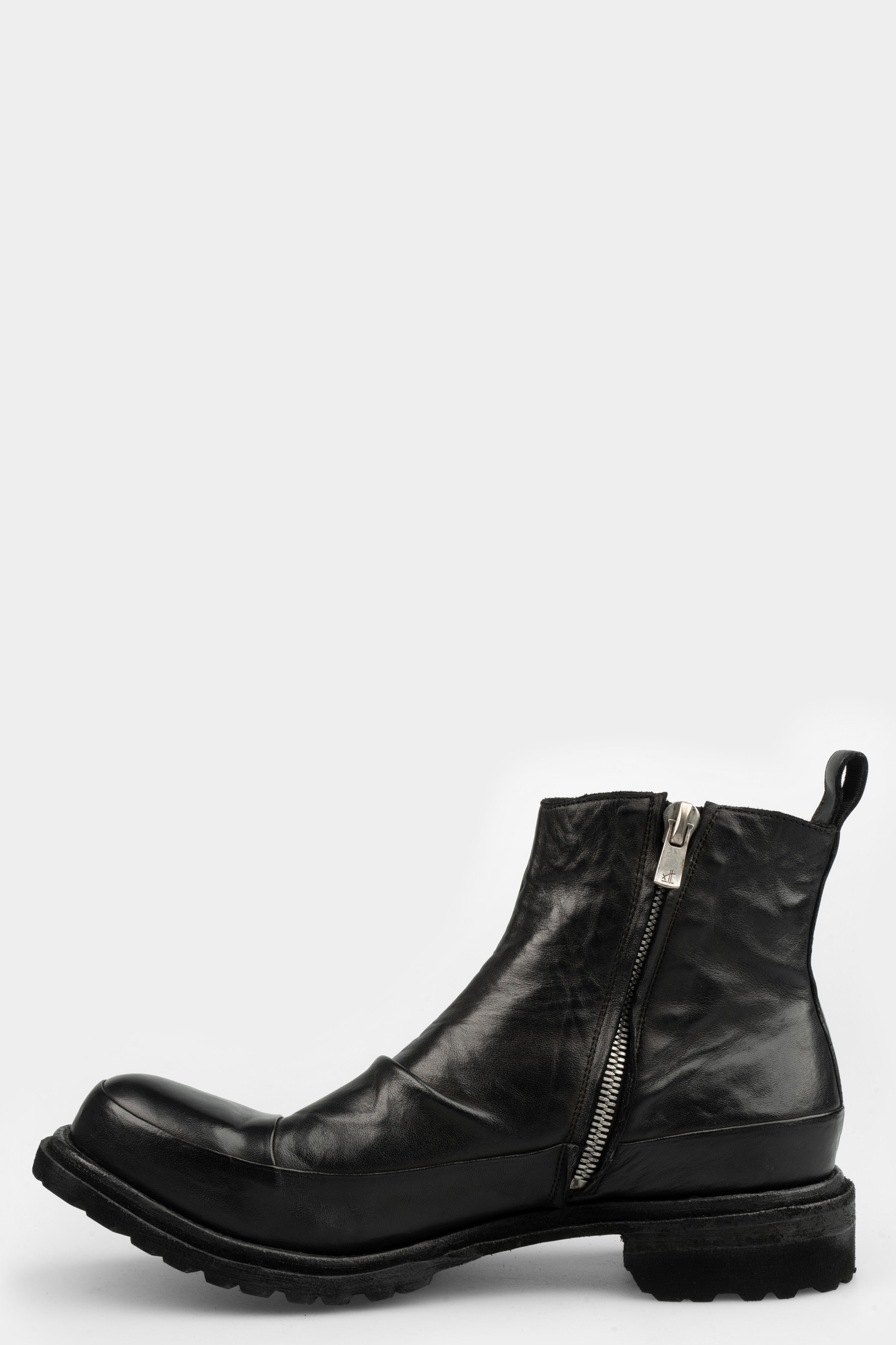 JOE CHIA | AW24 - Mid top zip horse leather boots, FT2301 – ORIMONO.eu