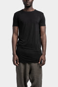 LEON LOUIS | Regular long t-shirt, Black