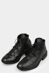 Incarnation Low top laced leather boots w back zip