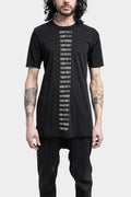 11 by Boris Bidjan Saberi | TS5 - T-shirt, Black / Binary Code