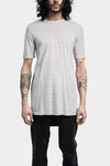 11 by Boris Bidjan Saberi | TS5 - T-shirt, Light grey / Binary Code