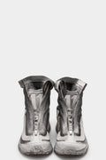 11BBS x Salmon | BAMBA2 - Object dyed high top sneakers, Light grey