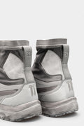 11BBS x Salmon | BAMBA2 - Object dyed high top sneakers, Light grey