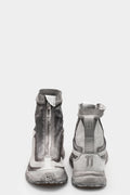 11BBS x Salmon | BAMBA2 - Object dyed high top sneakers, Light grey