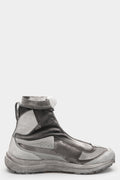 11BBS x Salmon | BAMBA2 - Object dyed high top sneakers, Light grey