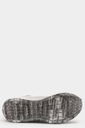 11BBS x Salmon | BAMBA2 - Object dyed high top sneakers, Light grey